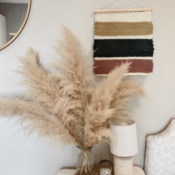 handmade, modern & contemporary woven wall hanging. handmade home textiles and decor.